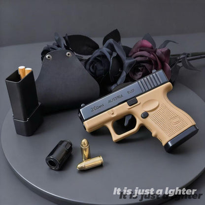 Glock 26 Cool Tactical Metal Lighter Windproof & Refillable(Requires Inflation)