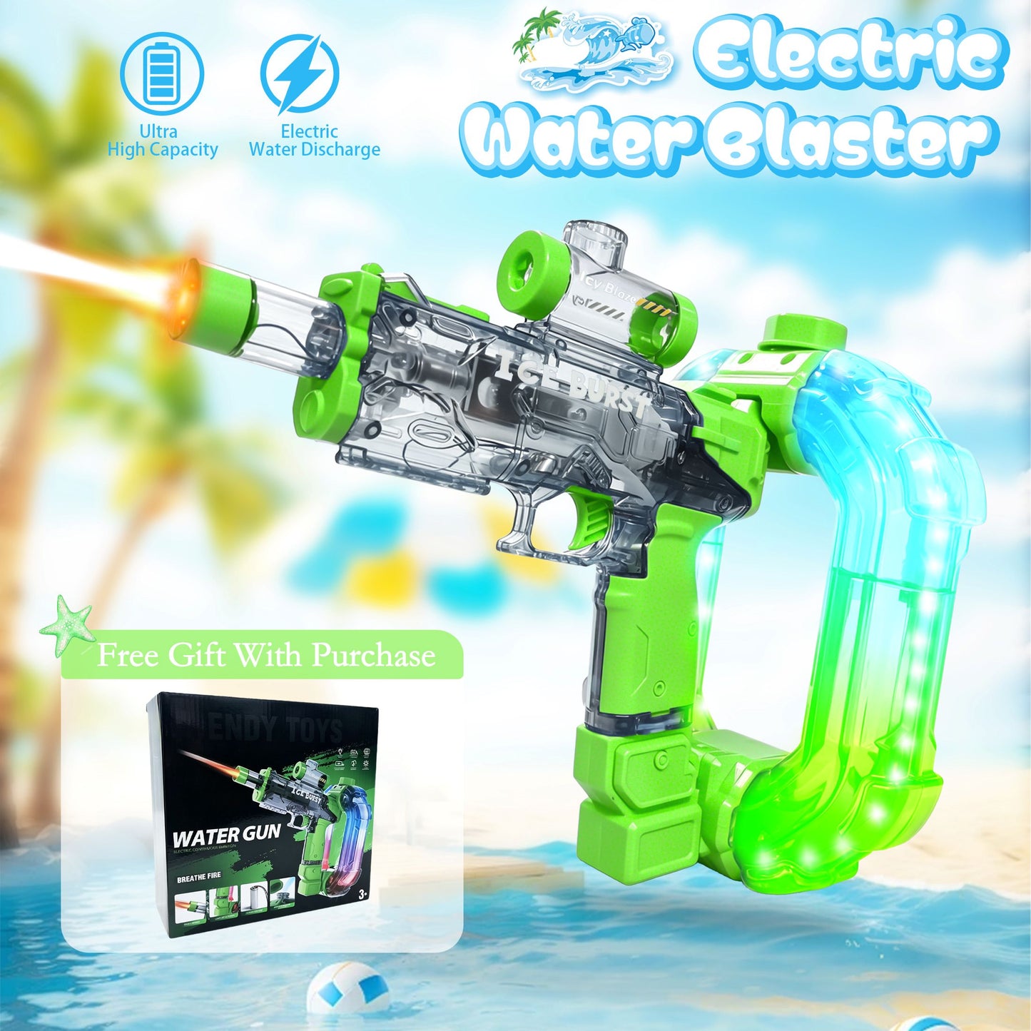 Glow Muzzle Auto Electric Water Blaster