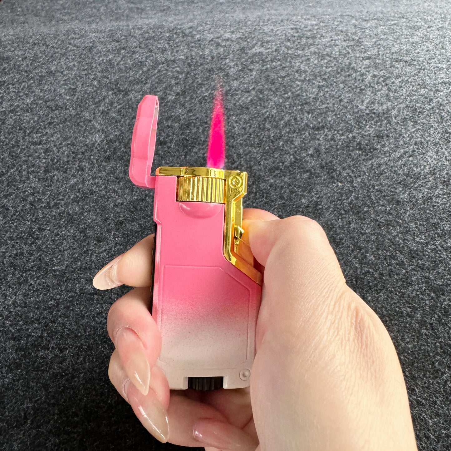 Elegant Lady's Triple Color Flame Changing Lighter(Need to be inflated)