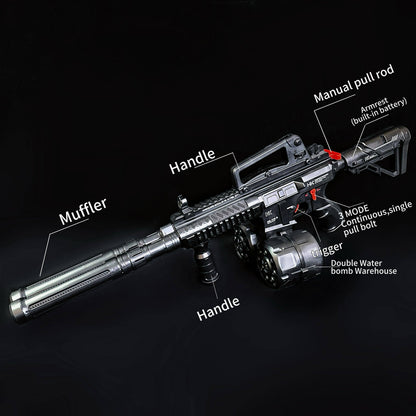 M416 Dual-Barrel Gel Blaster – Glow Edition