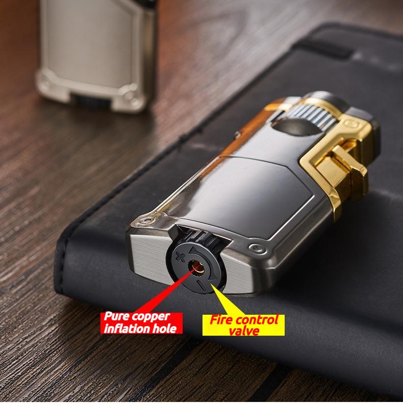 Elegant Lady's Triple Color Flame Changing Lighter(Need to be inflated)
