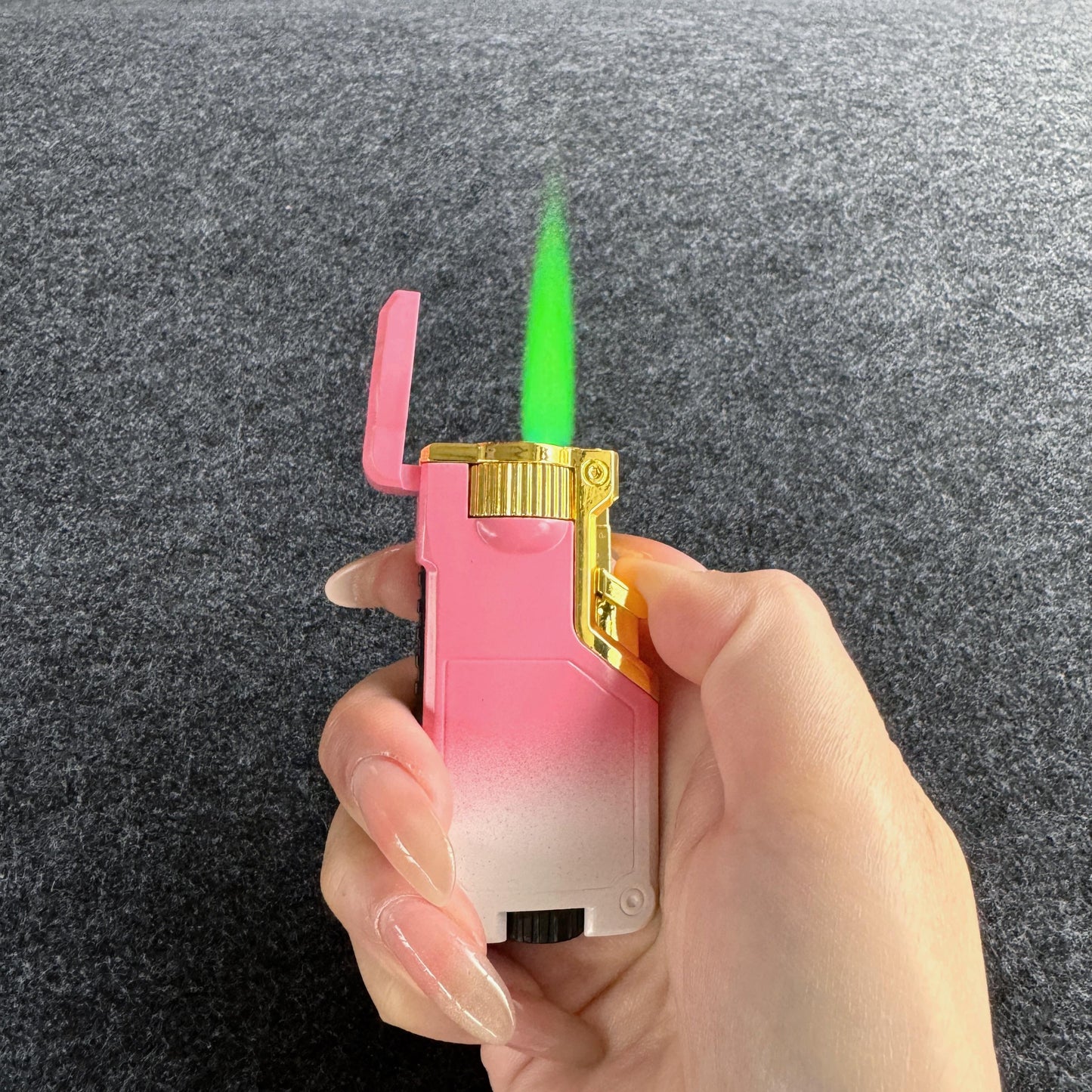 Elegant Lady's Triple Color Flame Changing Lighter(Need to be inflated)