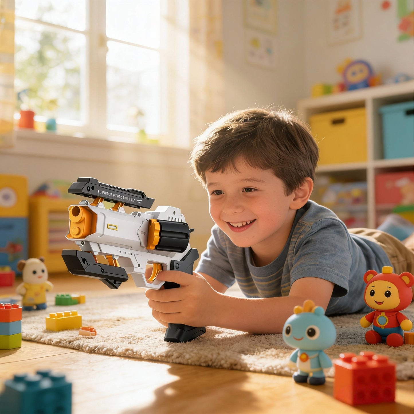 Burst Revolver Soft Dart Blaster