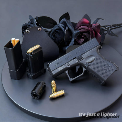 Glock 26 Cool Tactical Metal Lighter Windproof & Refillable(Requires Inflation)