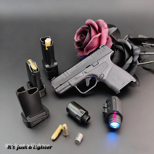 Cool Windproof Metal Lighter - Refillable, Adjustable-Practical Gift For Men(Requires Inflation)