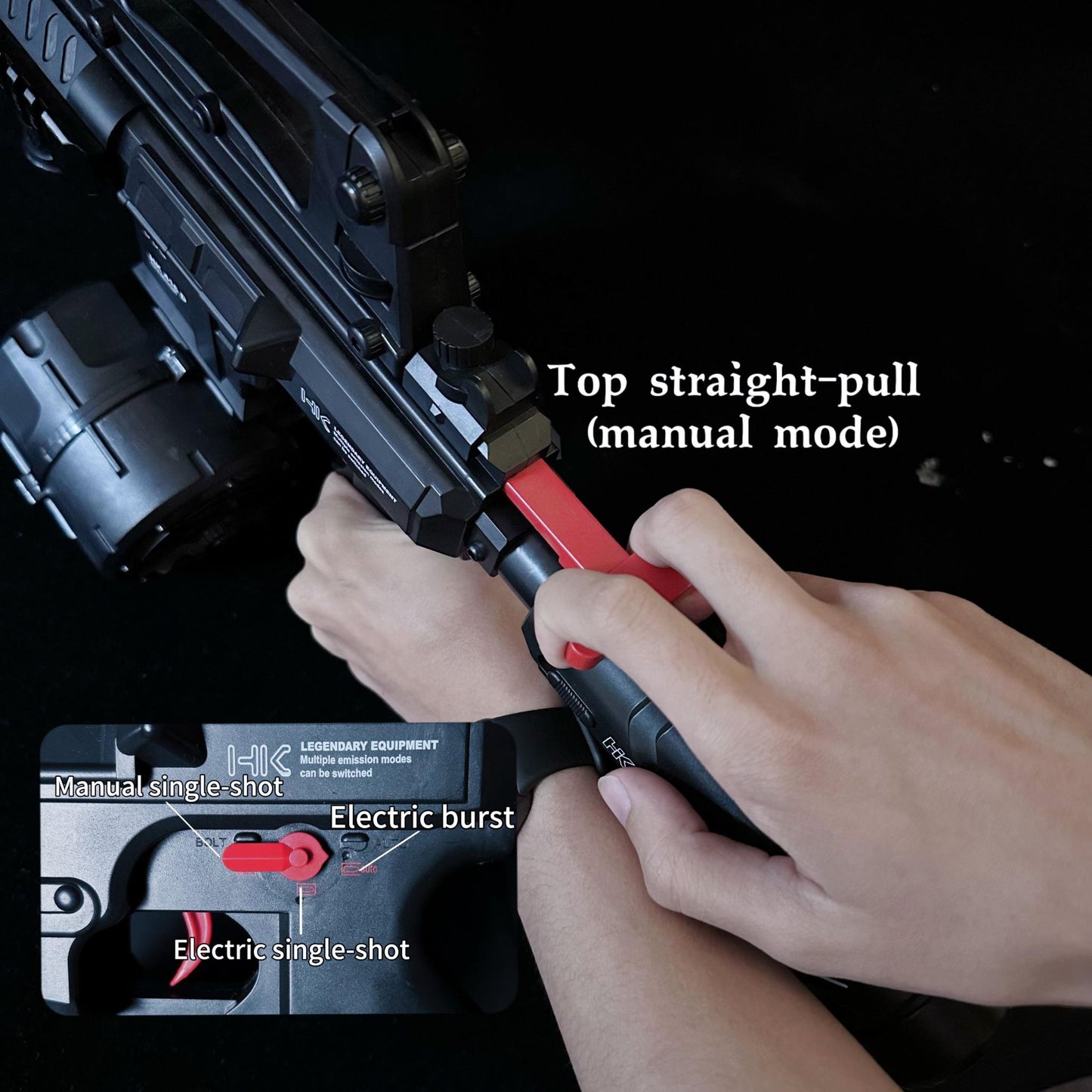 M416 Dual-Barrel Gel Blaster – Glow Edition
