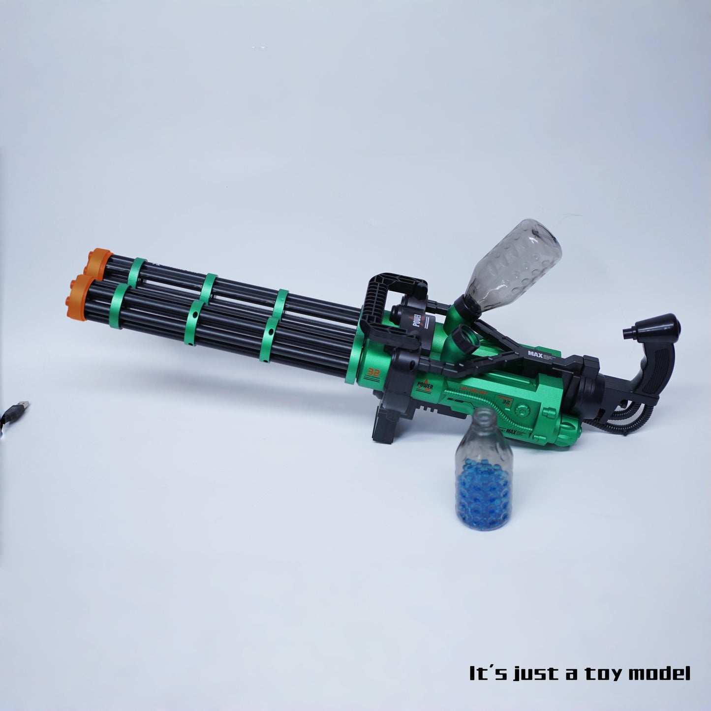 Gatling Dual-Barrel Gel Blaster – Neon Edition