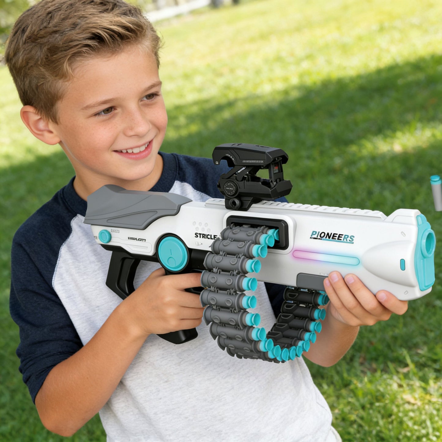 LED Chain Feed Dual Mode Blaster