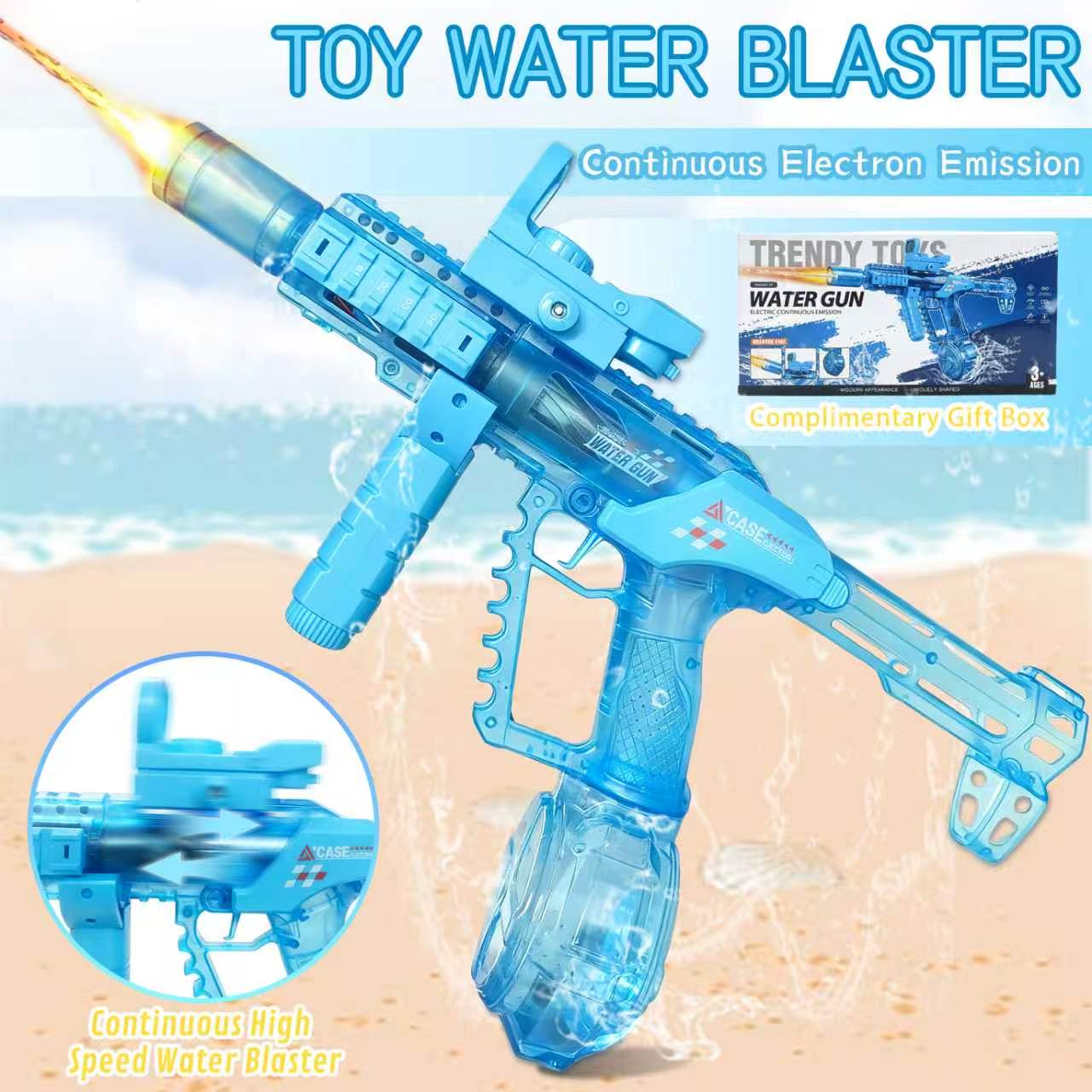 Semi-Transparent Electric Water Blaster