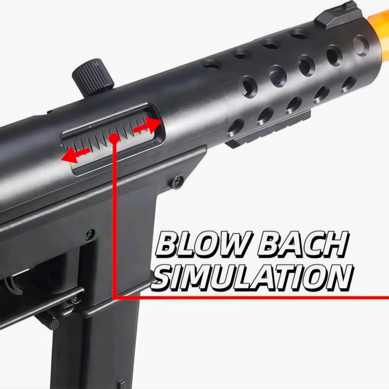 TEC9 Electric Gel Blaster – Tactical Edition