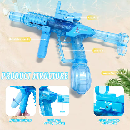 Semi-Transparent Electric Water Blaster