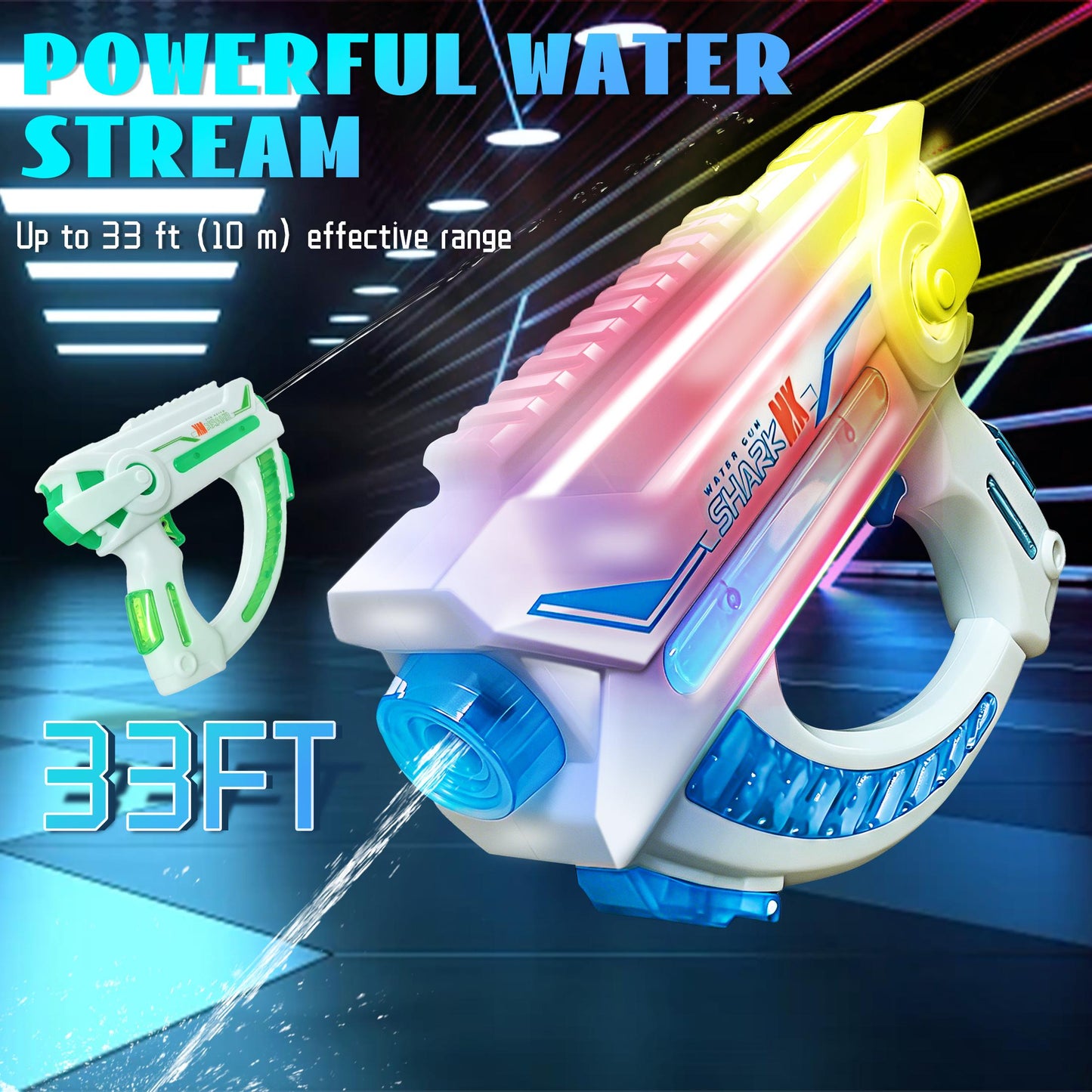 Rainbow LED Electric Water Blaster
