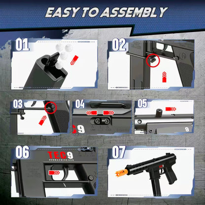 TEC9 Electric Gel Blaster – Tactical Edition