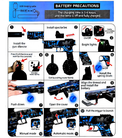 2011 Blaster Various Styles Available | Shell Ejecting | Electric Water | Electric Gel Ball