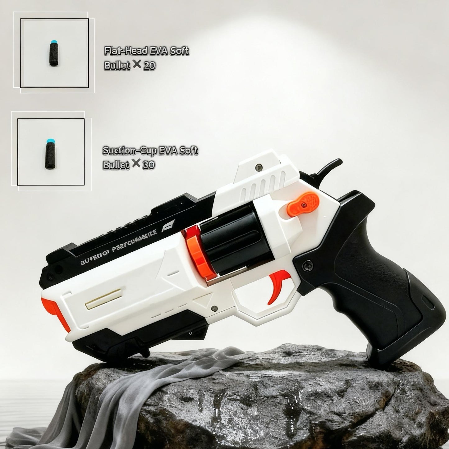 Burst Revolver Soft Dart Blaster