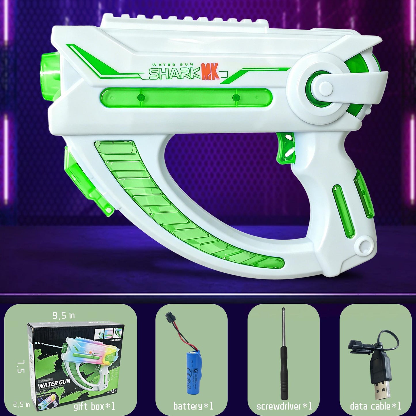 Rainbow LED Electric Water Blaster