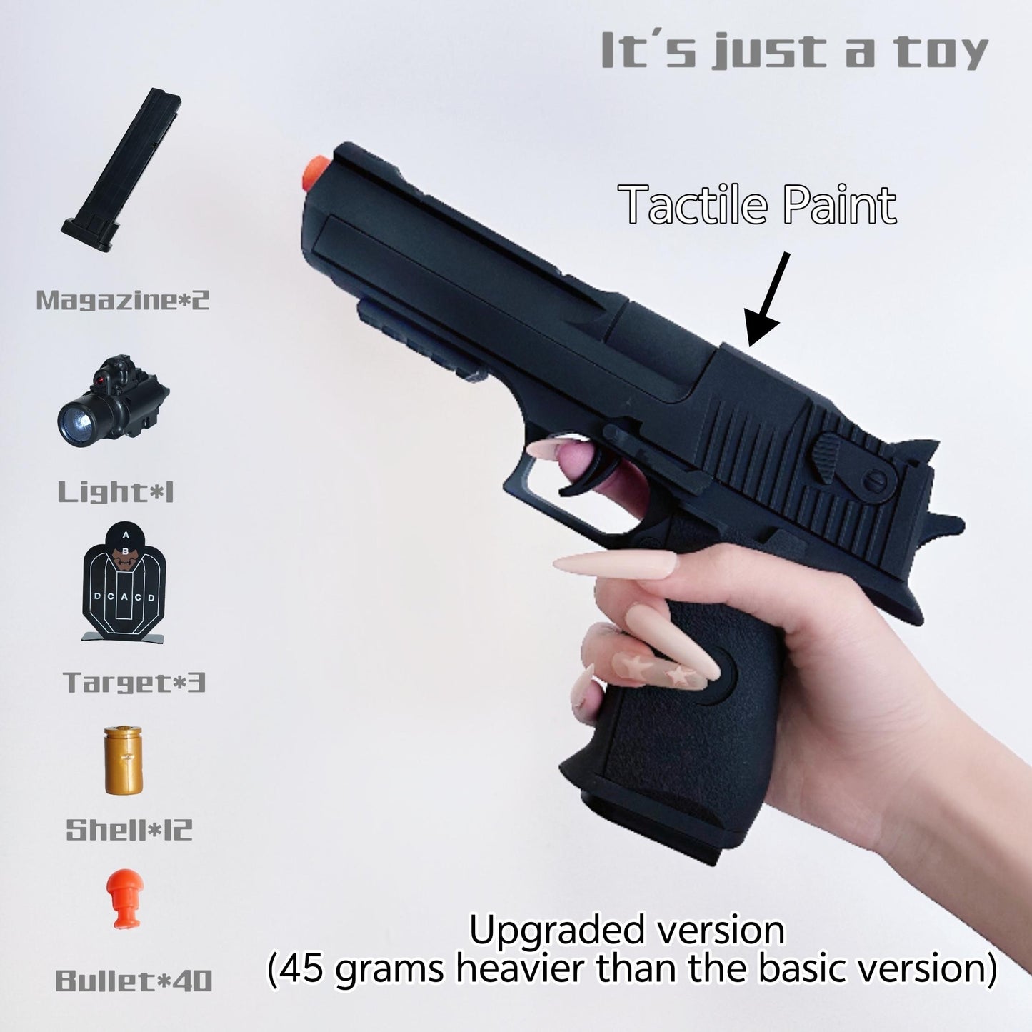 Desert Eagle Shell Ejecting Blaster – Tactical Edition